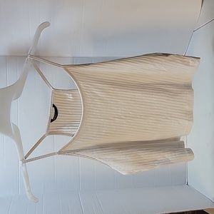 Shein curve tank top white